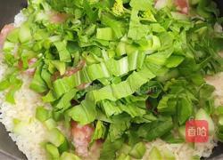 腊肠芥菜咸饭的做法图解6