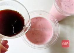 草莓牛乳咖啡的做法图解5