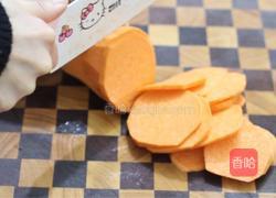 爆浆红薯芝士球的做法图解2