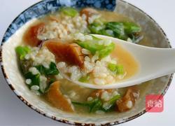 芥菜菜脯粥的做法图解10