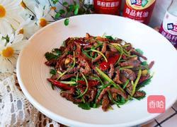 香菜炒牛肉丝的做法图解17