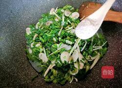 炒荠菜的做法图解9