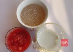 草莓西米牛乳杯的做法图解7