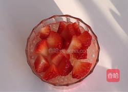 草莓西米牛乳杯的做法图解10