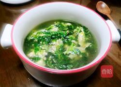 荠菜蛋花汤的做法图解7