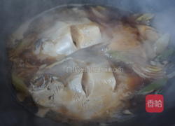 不加一滴油的干烧鲳鱼的做法图解8