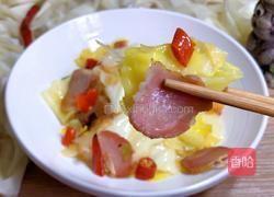 腊肉炒包菜的做法图解9