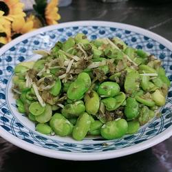 炒雪菜笋丝豆瓣的做法[图]