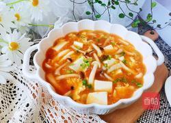 番茄菌菇豆腐汤的做法图解14