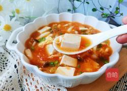 番茄菌菇豆腐汤的做法图解13