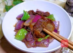 青椒洋葱炒香肠的做法图解8