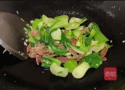 腊肠炒上海青的做法图解8