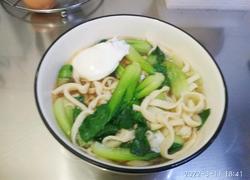 小油菜鸡蛋手擀面