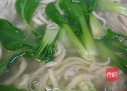 小油菜鸡蛋手擀面的做法图解7