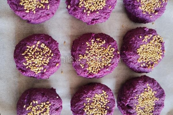 低脂紫薯麻薯
