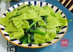 蒜汁菠菜面片的做法图解8