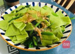 蒜汁菠菜面片的做法图解11