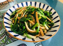 香干炒韭菜