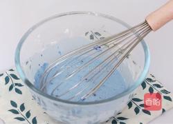 蓝色梦幻奥利奥雪媚娘的做法图解3