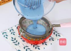 蓝色梦幻奥利奥雪媚娘的做法图解4