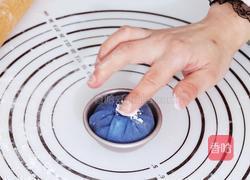 蓝色梦幻奥利奥雪媚娘的做法图解14