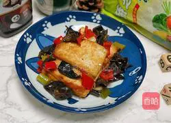 Illustration of how to make fried tofu 12