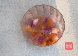 抹茶芋圆牛奶的做法图解4