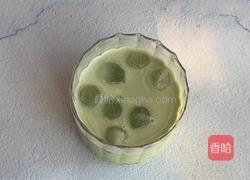抹茶芋圆牛奶的做法图解8