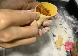 南瓜柳葉餃。的做法图解8