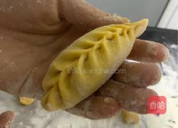 南瓜柳葉餃。的做法图解9