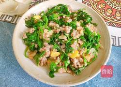 肉末芹菜叶的做法图解13