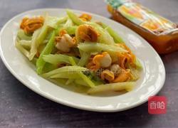 芹菜炒扇贝的做法图解9
