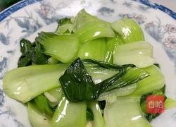 炒上海青的做法图解8