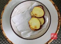 非油炸 油煎红薯片的做法图解5