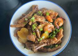 明虾鸡爪煲