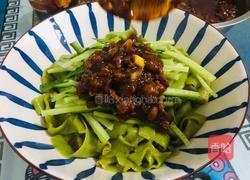 菠菜香菇炸酱面的做法图解14