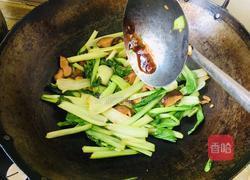 香菇炒油菜的做法图解7