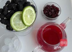 桑葚蔓越莓果汁饮的做法图解1