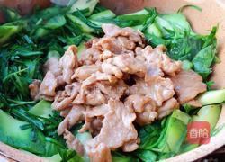 韭菜丝瓜炒肉片的做法图解8