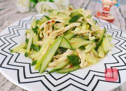 凉拌黄瓜鸡胸肉的做法图解6