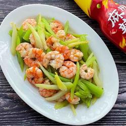 虾仁炒西芹的做法[图]
