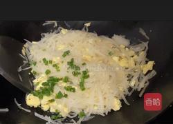 鸡蛋炒白萝卜丝的做法图解9