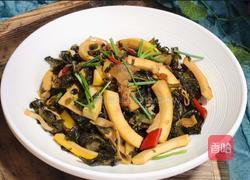 酸菜炒春笋的做法图解10