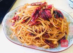 干辣椒炒土豆丝拌扯面的做法图解10