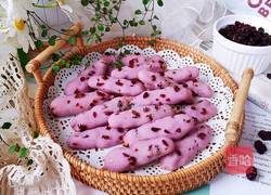 蔓越莓手指麻薯（浪漫紫色）的做法圖解12