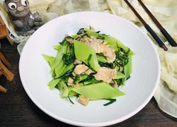 韭菜莴笋炒肉片