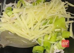 土豆丝炒青椒肉片的做法图解6