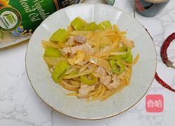土豆丝炒青椒肉片的做法图解10