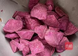 炸紫薯块的做法图解3