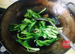 香菇炒小白菜的做法图解5